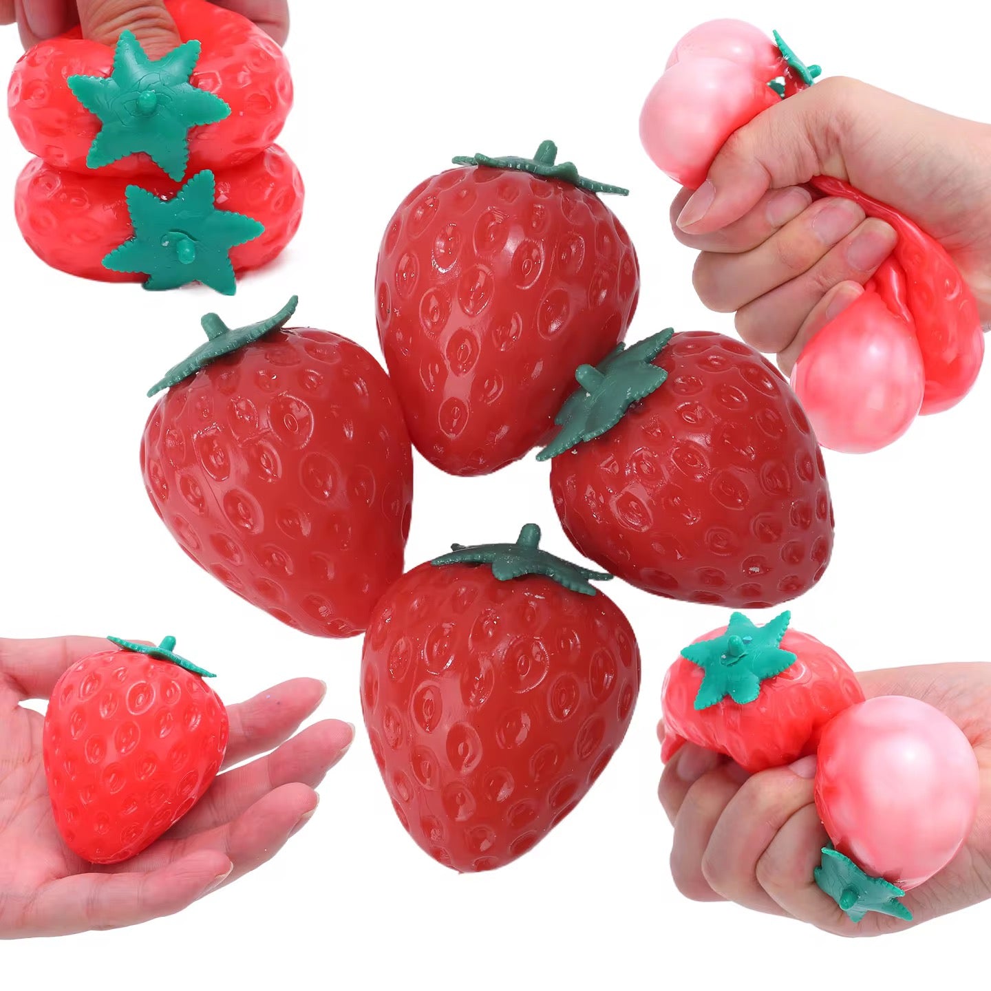 Strawberry Stress-Free Squeezing Toy