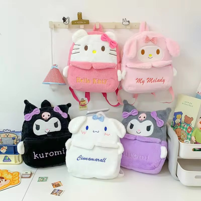 Adorable Kitty & Kuromi Plush Bags – Perfect for Kids!