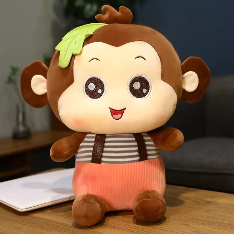 Brown Monkey Plush Doll 33cm