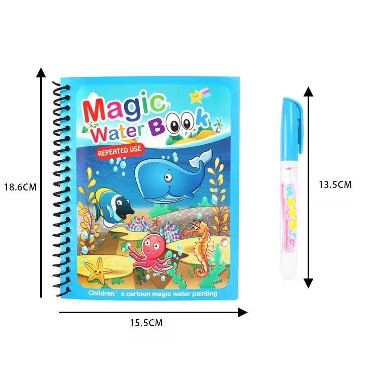 Magic Water Drawing Book