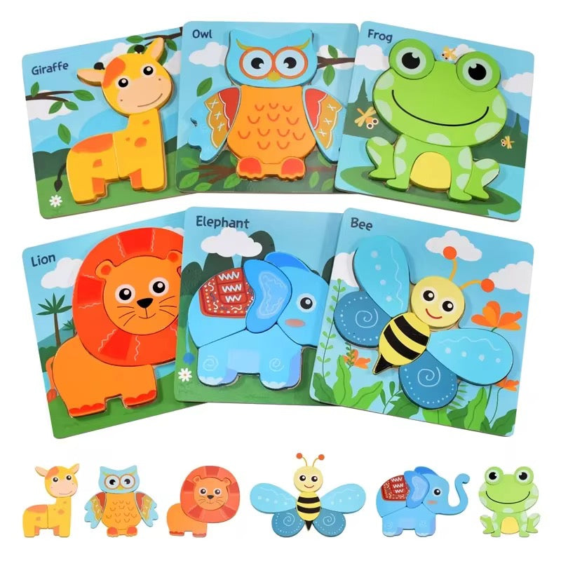 wooden puzzle 15 cm