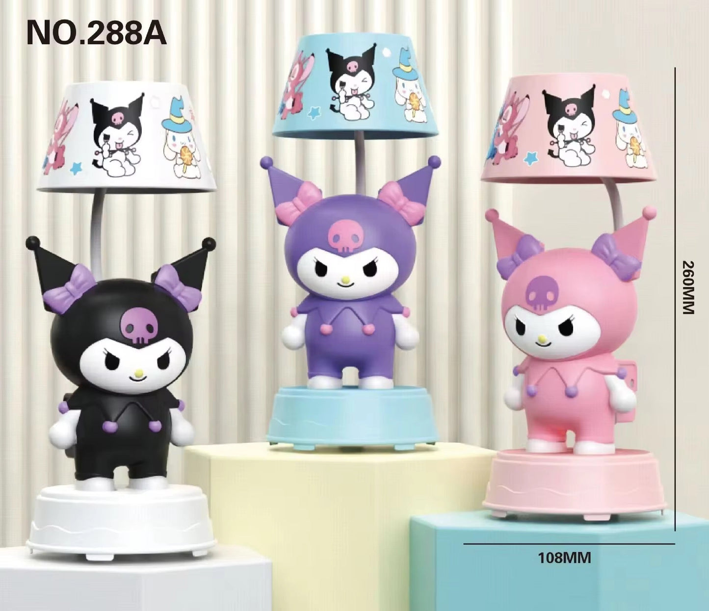 Sanrio Night Light table lamp  – Hello Kitty / Kuromi / Cinnamoroll