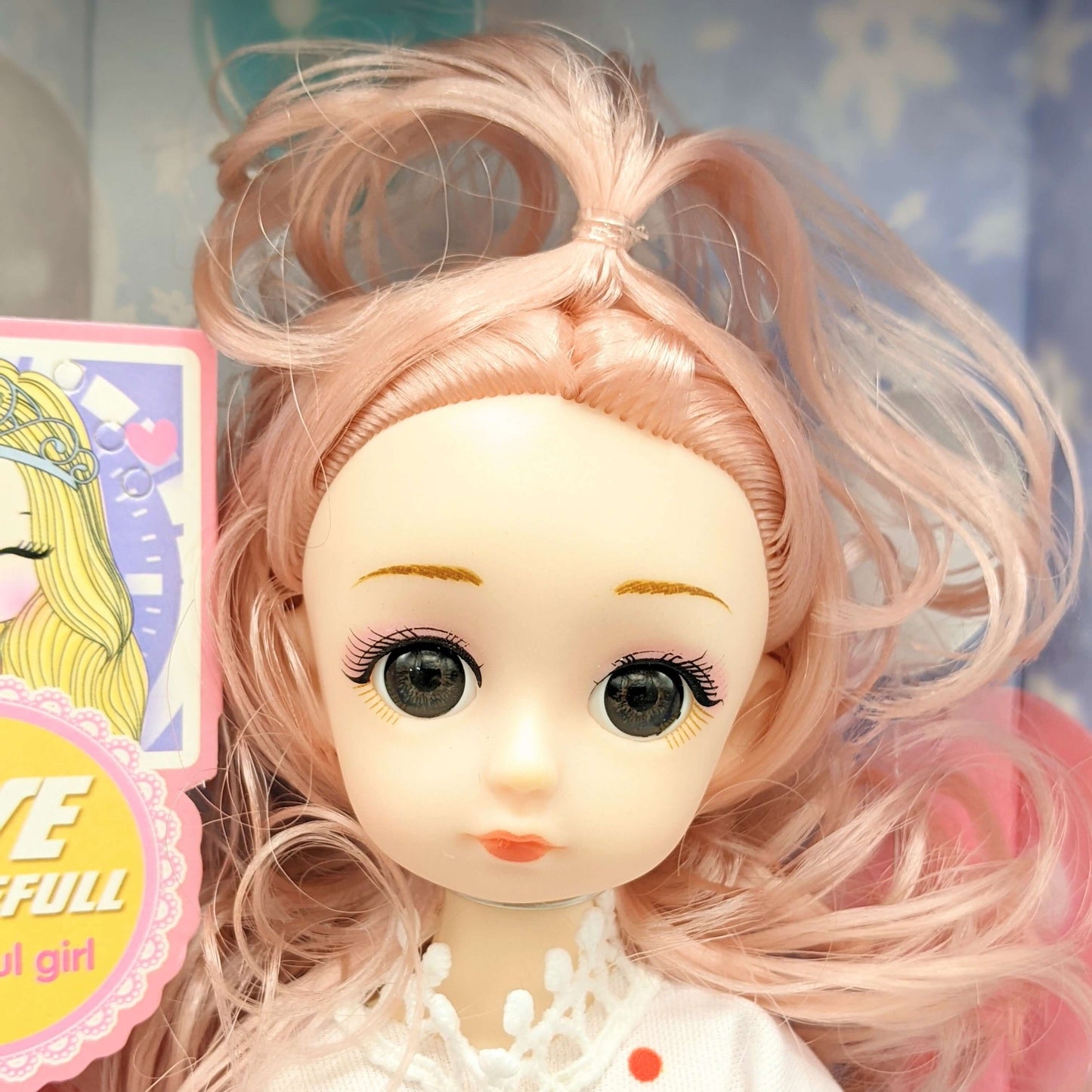 cute princess doll with brush & mirror set