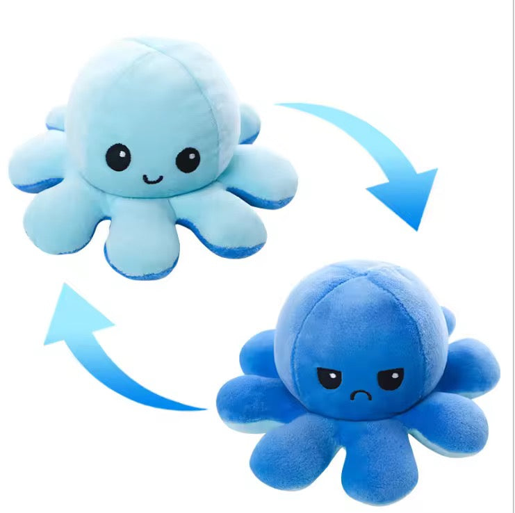 Mini Octopus Reversable Plush Toy