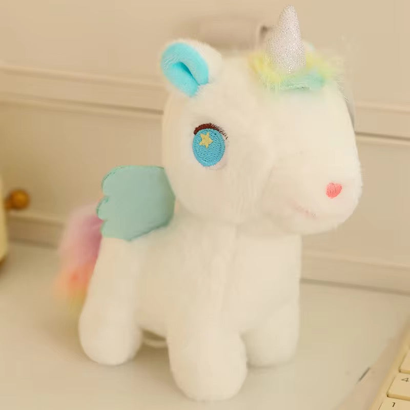 Magical Unicorn Plush with Brushable Hair
