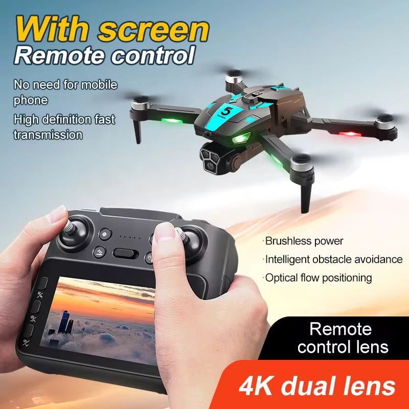 M5S Dual Camera Foldable Drone with 2.4GHz Remote Control