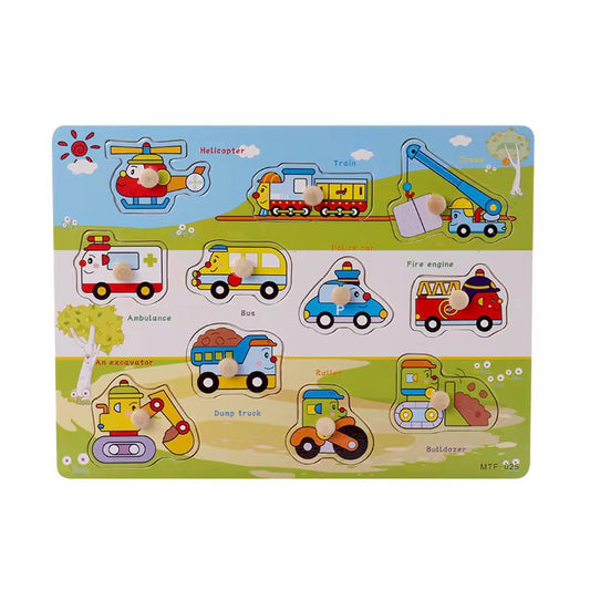 Wooden transport puzzle Board!