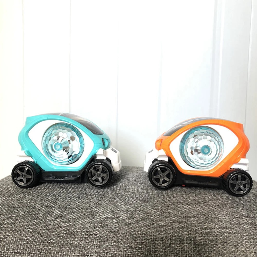 Future 09 Toy Car, 360-degree rotating action, vibrant 4D lights