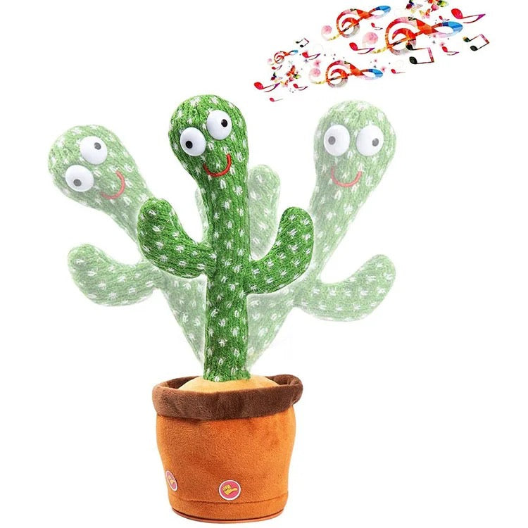 Dancing Cactus Toy: Rechargeable Talking Singing Cactus Toy for Kids