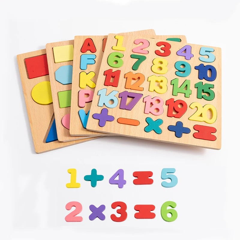 Wooden Numbers for Kids | Educational Toy Numbers 1 to 20 with Math Signs