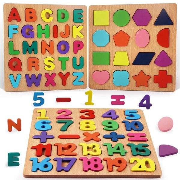 Wooden Numbers for Kids | Educational Toy Numbers 1 to 20 with Math Signs