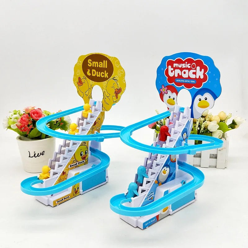 Penguin Climbing Stairs Toy – Lights & Music