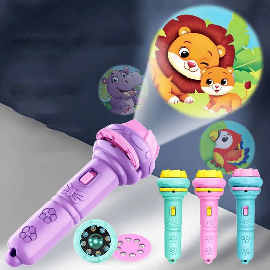 Projector Flashlight Torch for Kids – 3 Reels with 24 Fun Random Images