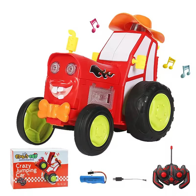 Jumping Tractor Crazy Car