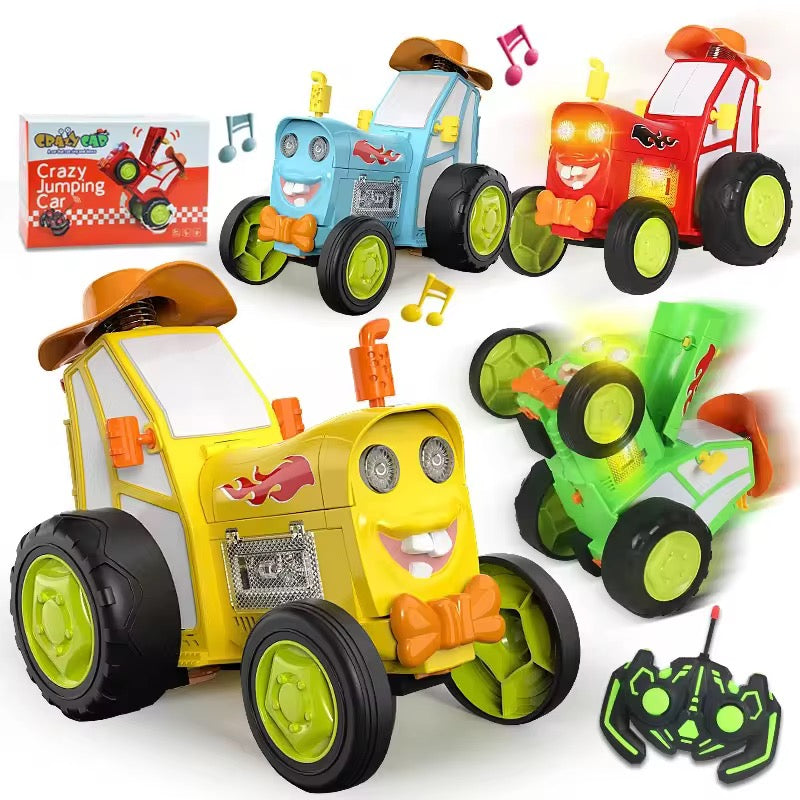 Jumping Tractor Crazy Car