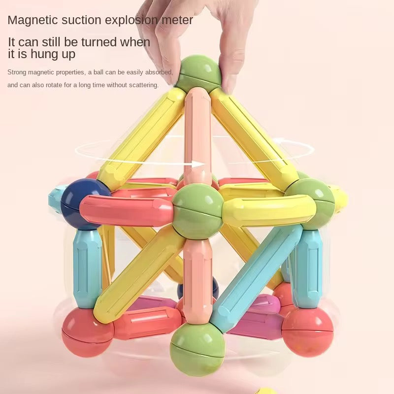 "Magnetic Building Blocks Set for Kids 3+ | Educational & Creative Toy"