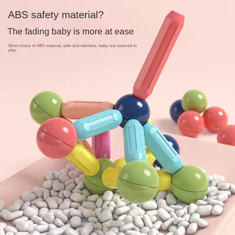 "Magnetic Building Blocks Set for Kids 3+ | Educational & Creative Toy"