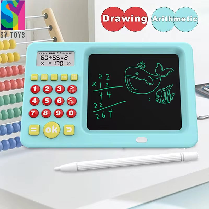 Math Games for Kids Electronic Oral Arithmetic Practice with LCD Writing Tablet