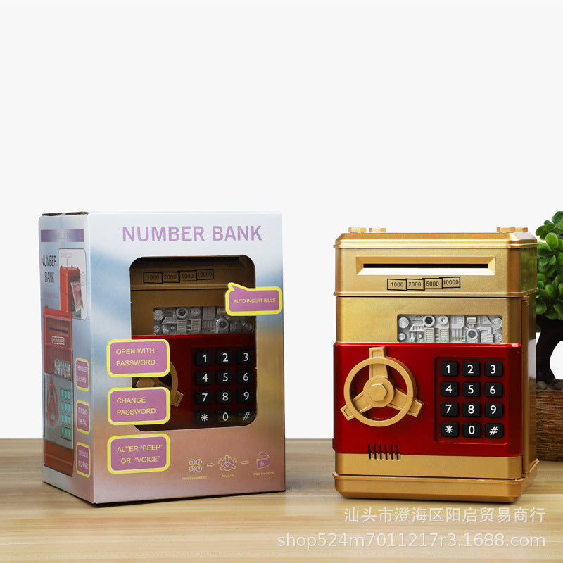 Kids Electronic Bank Safe Toy – Password-Protected Money Box
