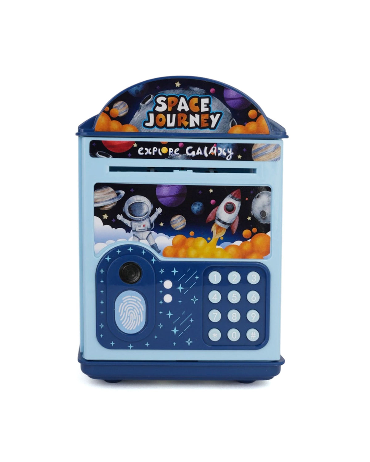 Automatic Coin Rolling Mini Money Saving Box for Kids Password And Fingerprint