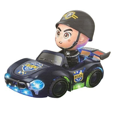 Police Roadster Car – 3D Light, Music & Water Spray Toy