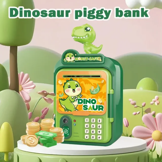 Dinosaur ATM Money-Saving Box for Kids