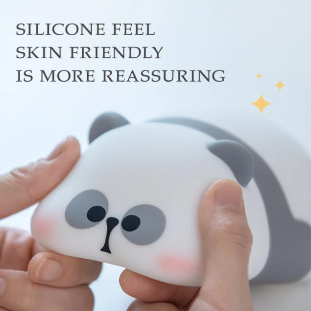 Silicone Night Light – Cute Animal Character Lamp