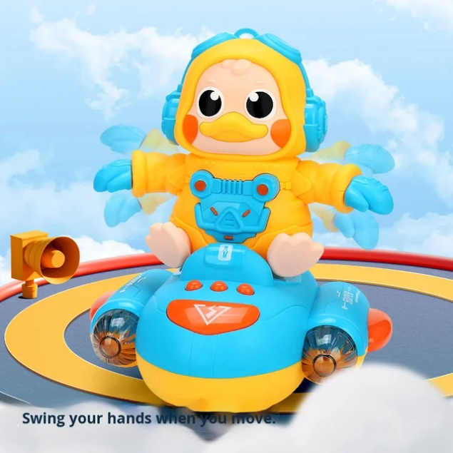 Dazzling Duck with Light &amp; Music – Dancing &amp; Rotating Toy