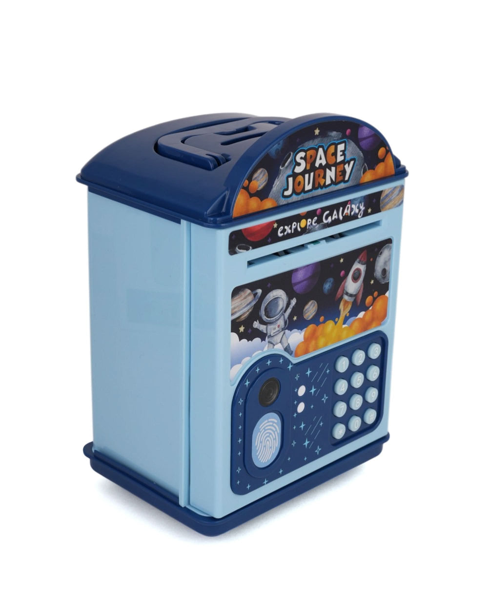 Automatic Coin Rolling Mini Money Saving Box for Kids Password And Fingerprint