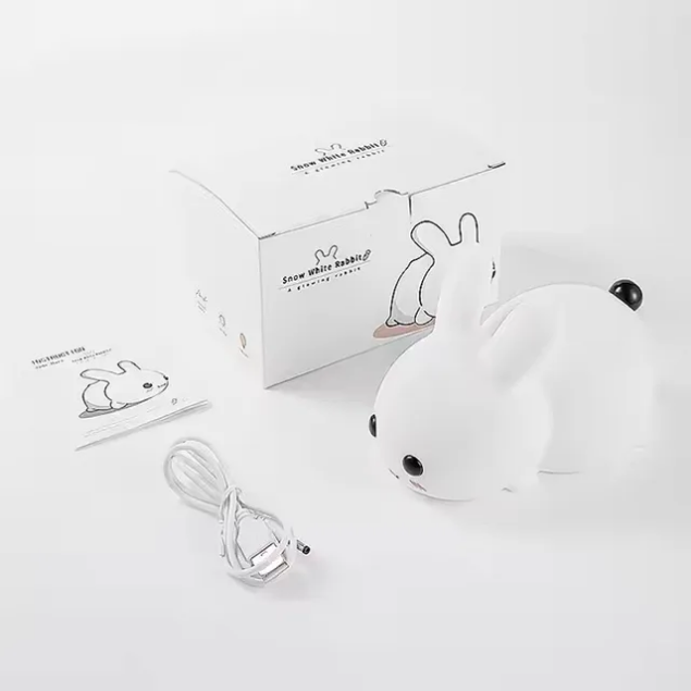 Silicone Night Light – Cute Animal Character Lamp